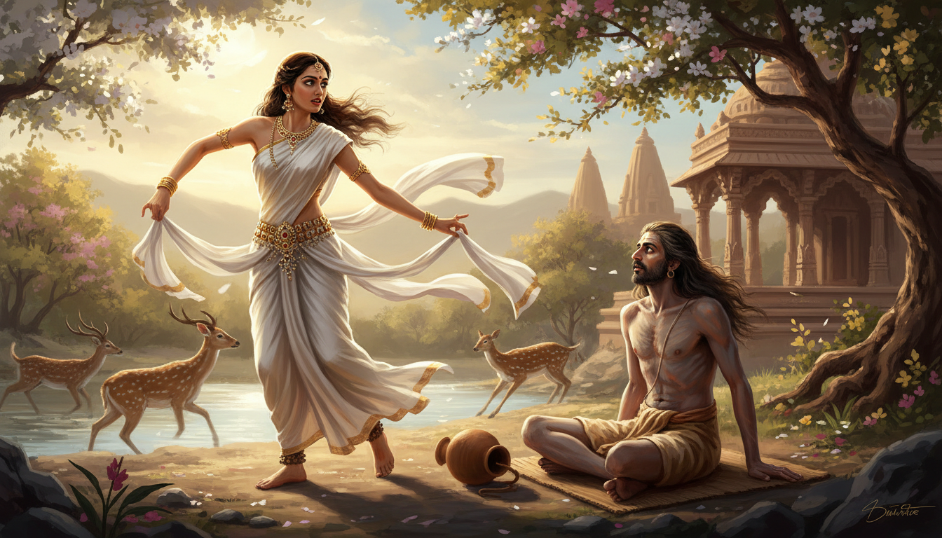 The Apsara Sent to Break a Sage