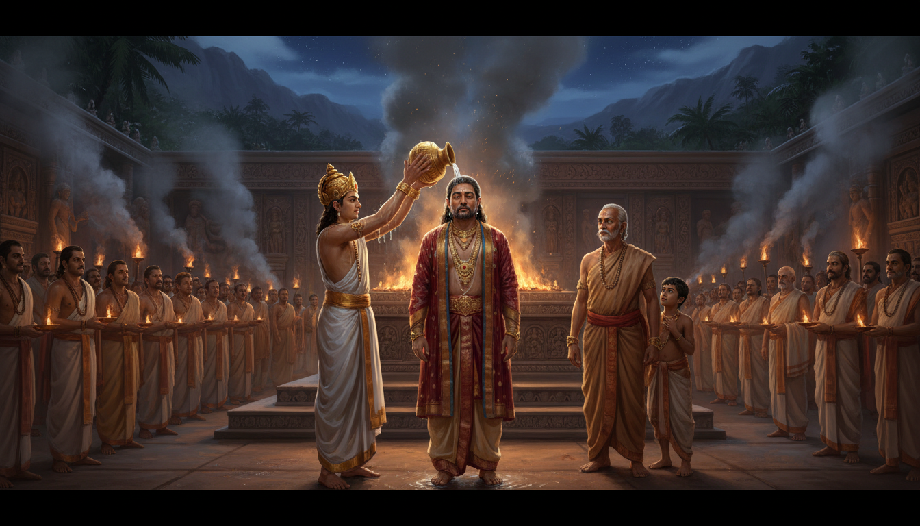 Vyasa Brings Back Parikshit
