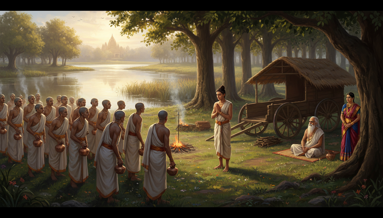 The Court of Sages at the Dvaita Lake