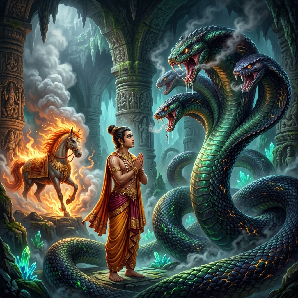 Utanka and the Earrings