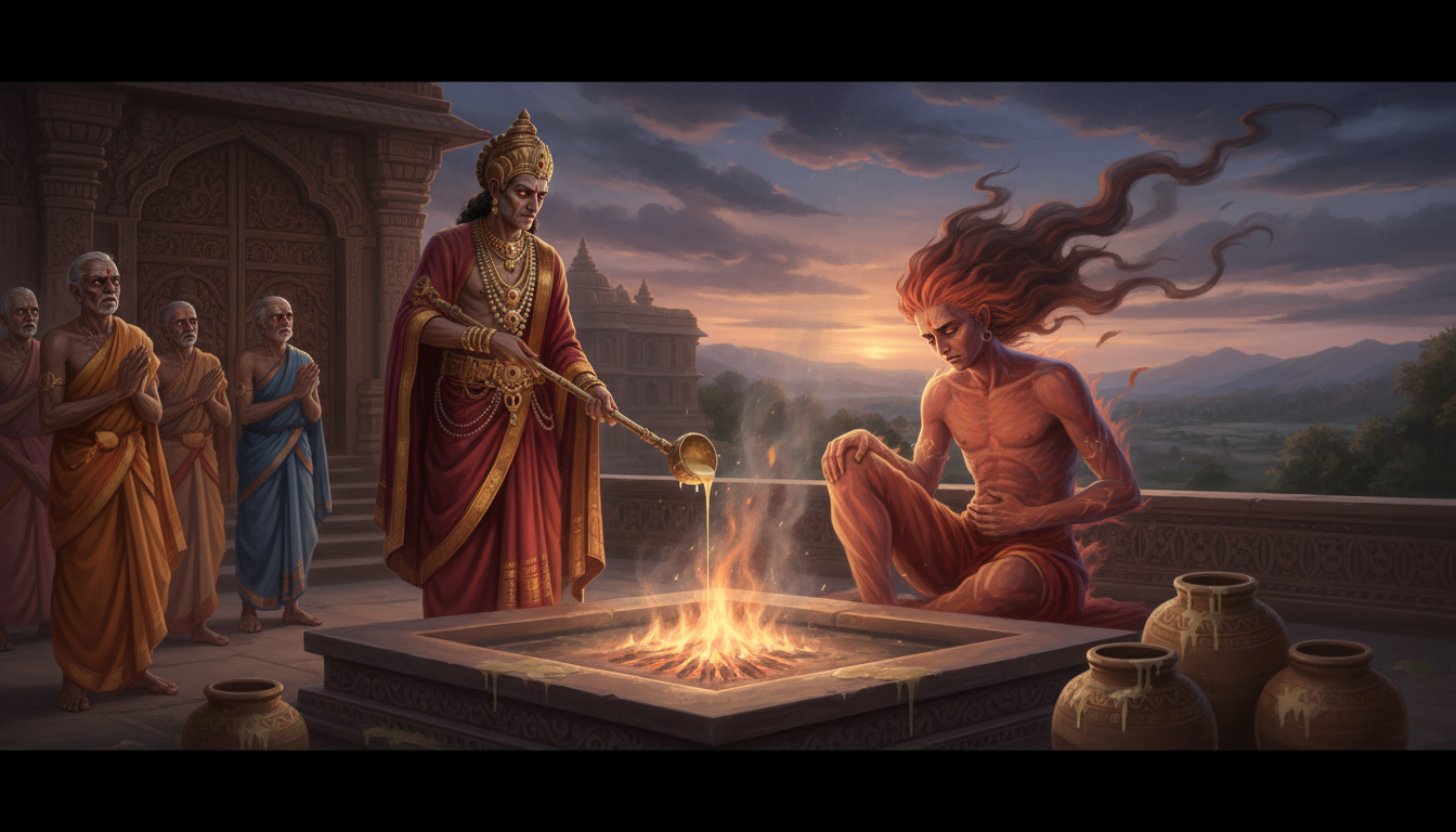 The King Who Made Fire Sick
