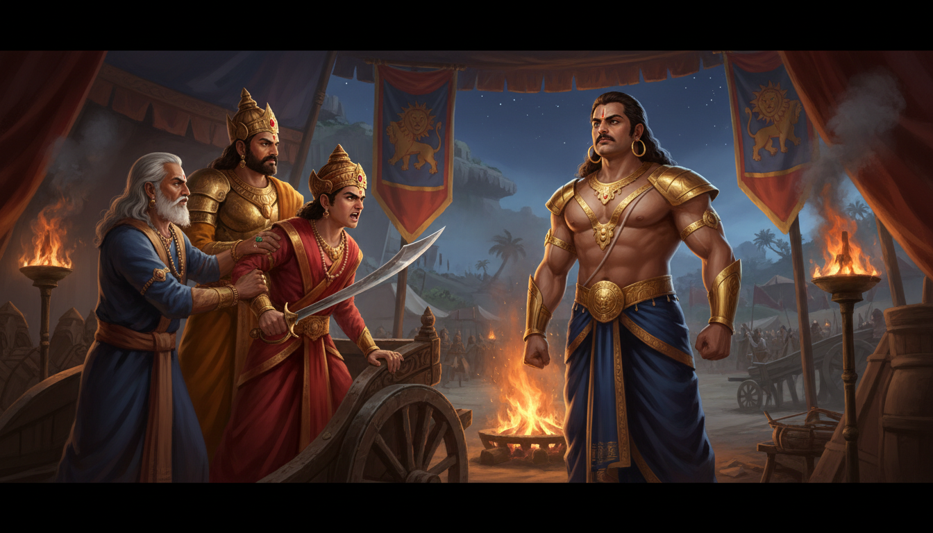 Three Men and a Drawn Sword