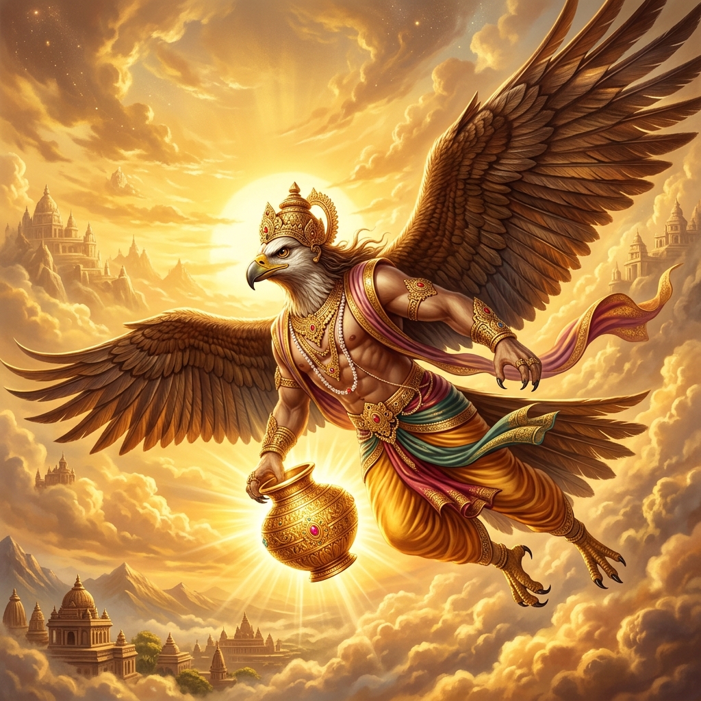 Garuda and the Amrita