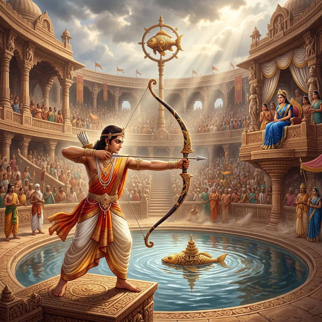 Draupadi's Swayamvara